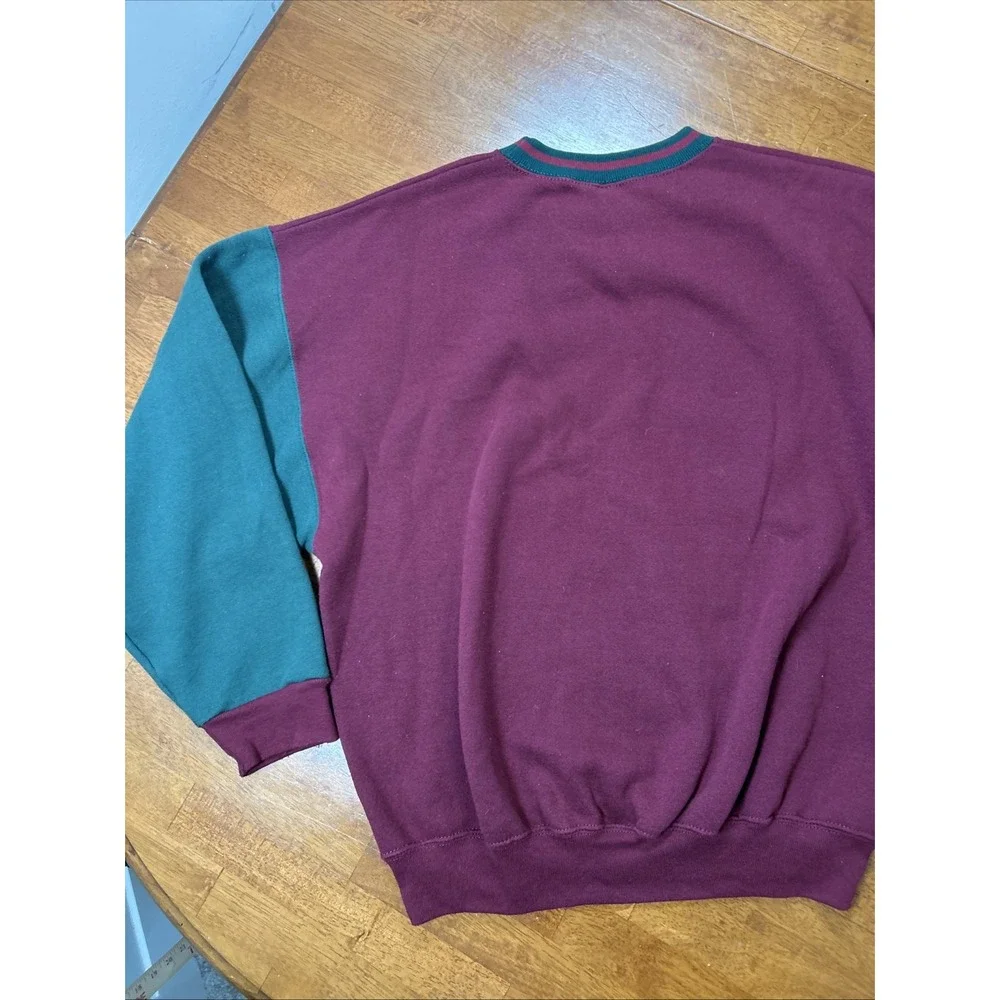 Vintage HL Miller Gold Pullover Sweatshirt Men's Size XL Made In USA Golf Red - Picture 10 of 12